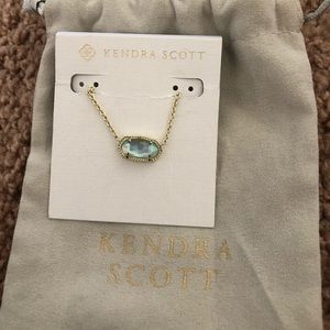 Kendra Scott “Elisa” Gold light Blue Illusion